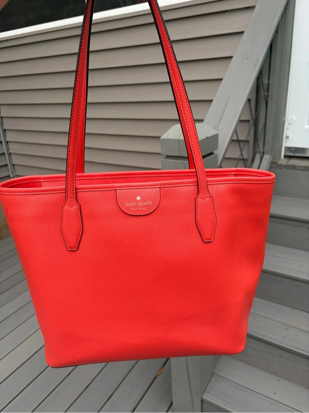 kate spade structured pebbled